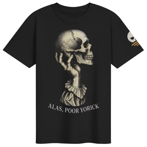 Alas, Poor Yorick Skull Tee