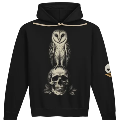Owl and Skull Hoodie