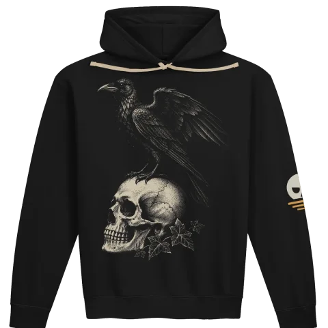 Raven and Skull Hoodie