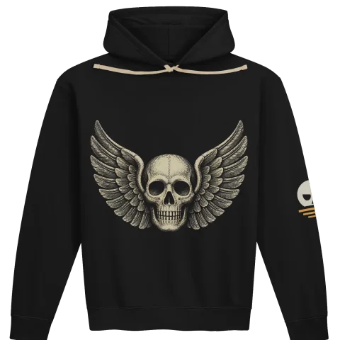 Winged Death's Head Hoodie