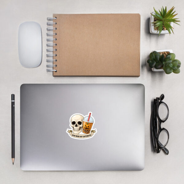 DEAD INSIDE BUT CAFFEINATED - Bubble-free stickers - Image 5
