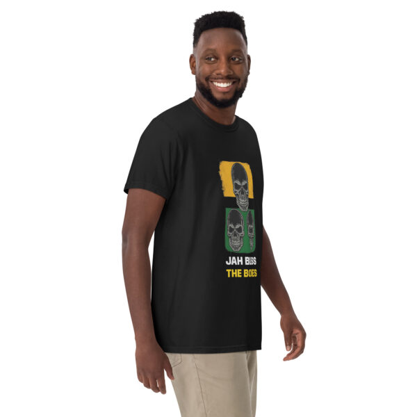 Jah Bless The Bones Caribbean Skull - Unisex garment-dyed heavyweight t-shirt - Image 7
